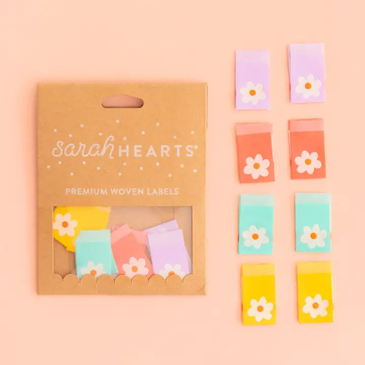Daisy Multipack - Sewing Woven Quilt and Garment Labels