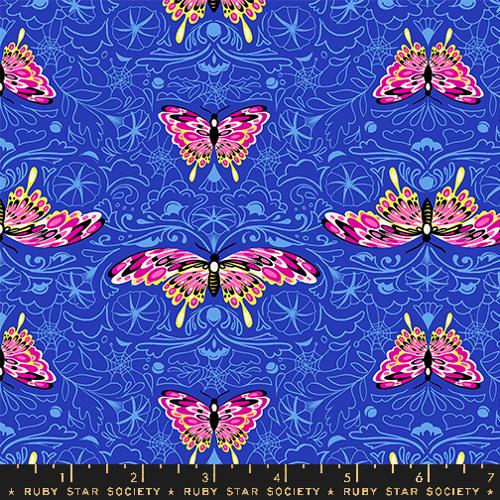 Glow Garden - Morning Moth - Blacklight (blue) - Ruby Star Society
