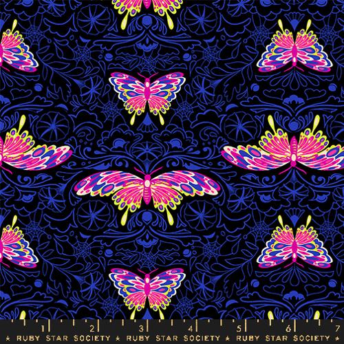 Glow Garden - Morning Moth - Black - Ruby Star Society