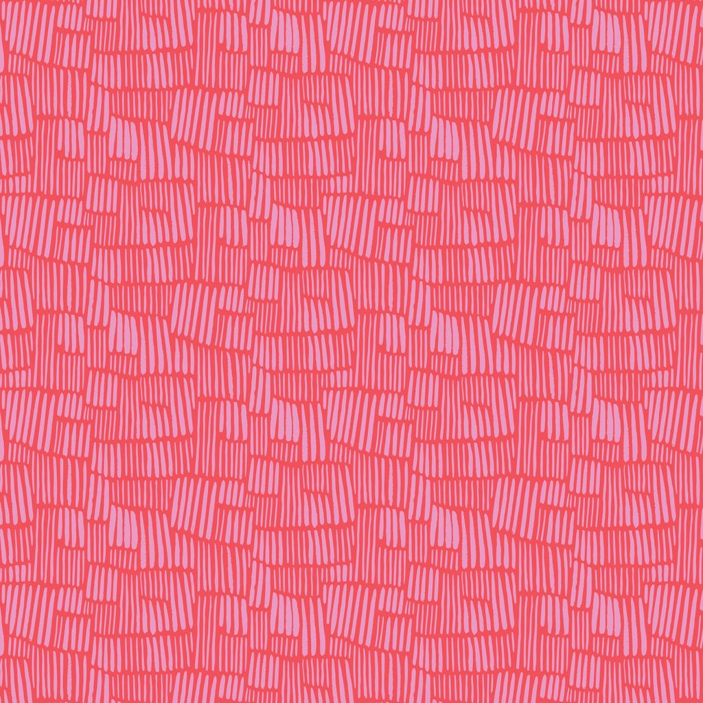 PREORDER - Brush Lines - Red/Pink - Forest Friends - Cloud9