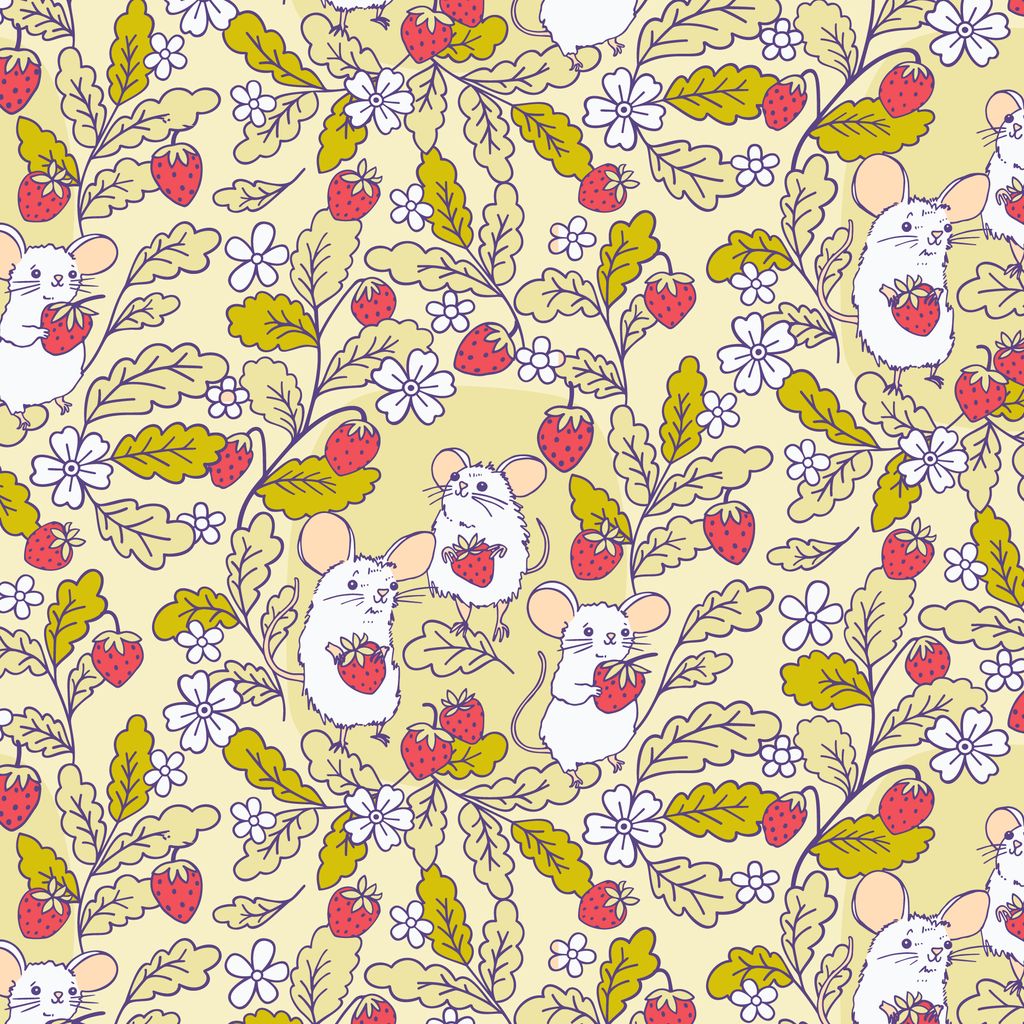 PREORDER - Strawberry Mice - Forest Friends - Cloud9