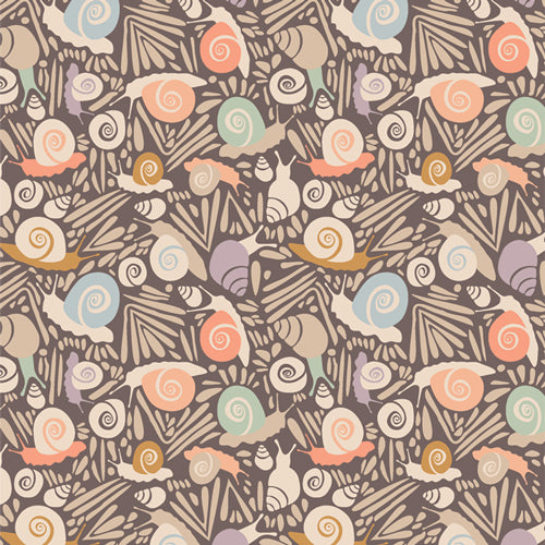 Snails - Driftwood - Slow Summer by Suzy Quilts
