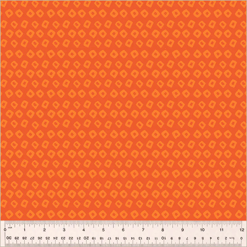 Shibori - Mandarin/Marigold - Heather Ross Ruby + Bee Blenders