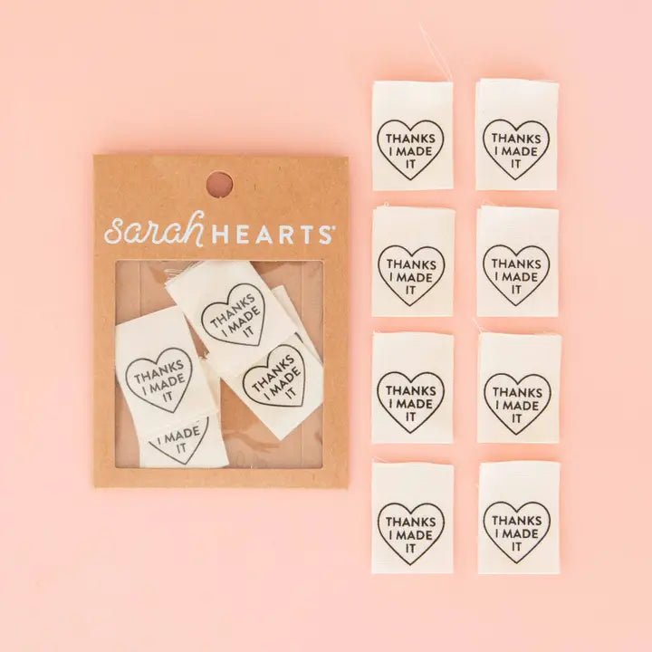 Thanks I Made It - Sewing Woven Quilt and Garment Labels