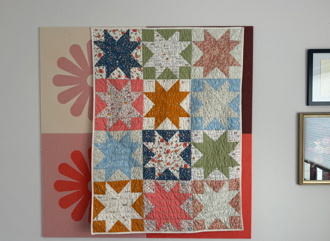 Learn to Quilt Series - Simple Sawtooth Star Quilt