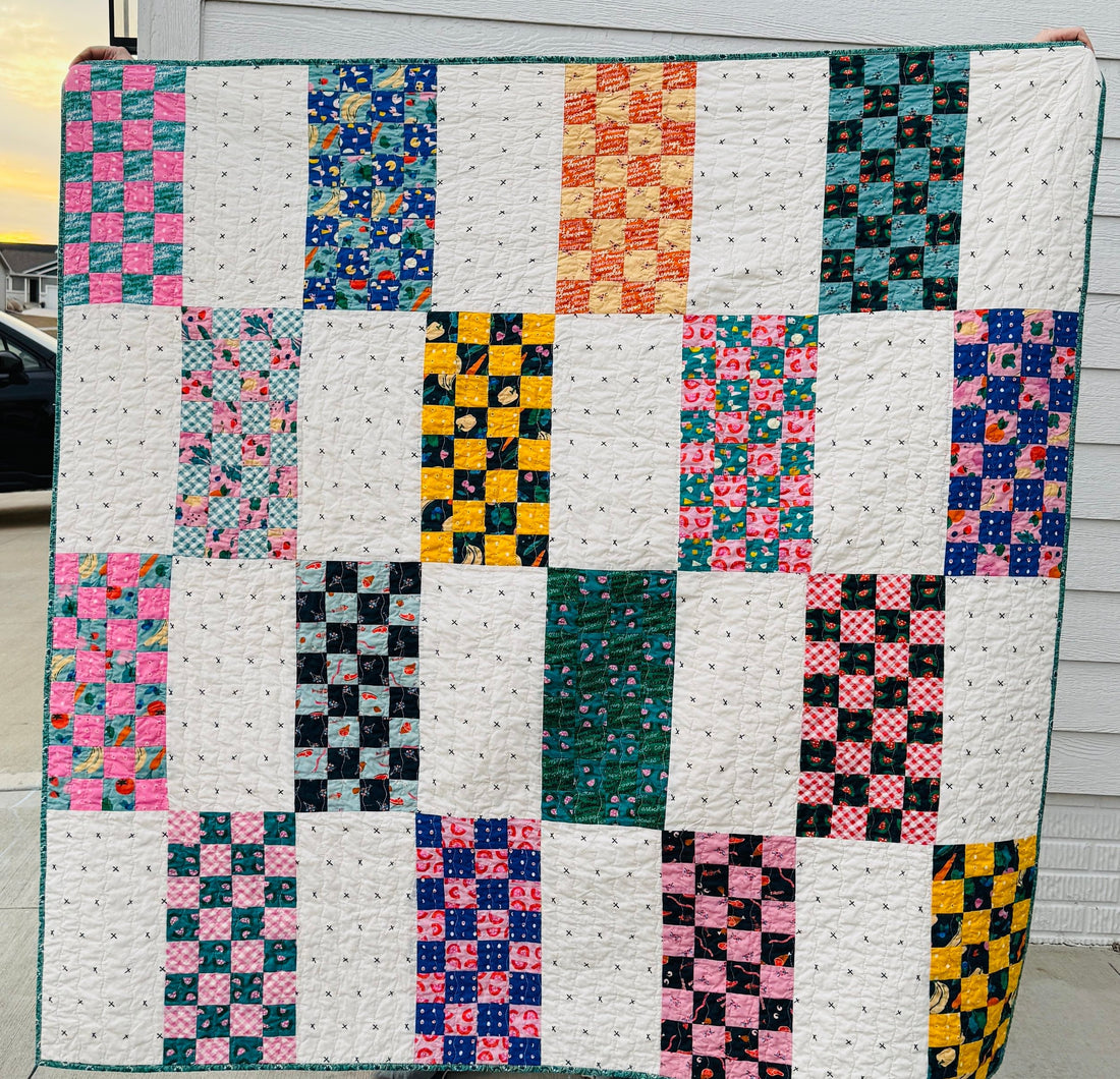 Beginner Friendly “Picnic” Quilt - Free Quilt Pattern
