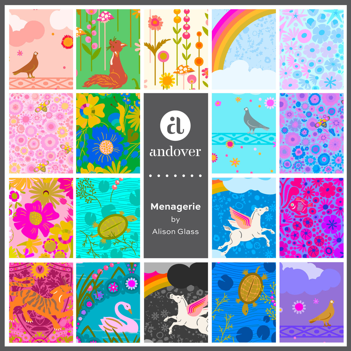 PREORDER - Menagerie by Alison Glass - Andover - November 2026