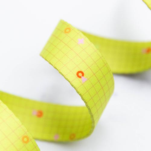 Webbing - 1" Power Grid - Neon Yellow