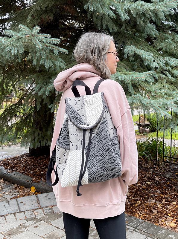 Pembina Backpack by The Blanket Statement - Paper Printed Pattern