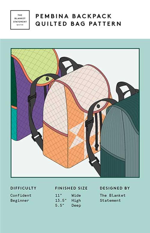 Pembina Backpack by The Blanket Statement - Paper Printed Pattern
