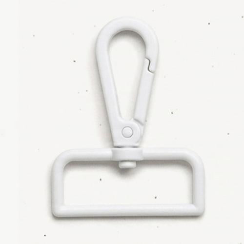1.5" Swivel Snap Hook - White
