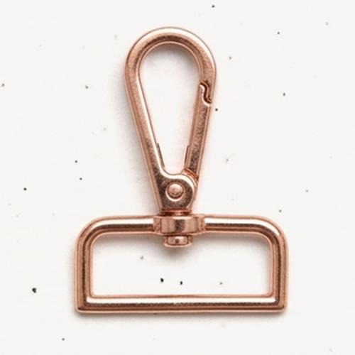 1.5" Swivel Snap Hook - Rose
