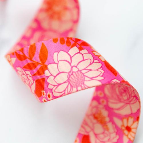 Webbing - 1.5" Vintage Floral