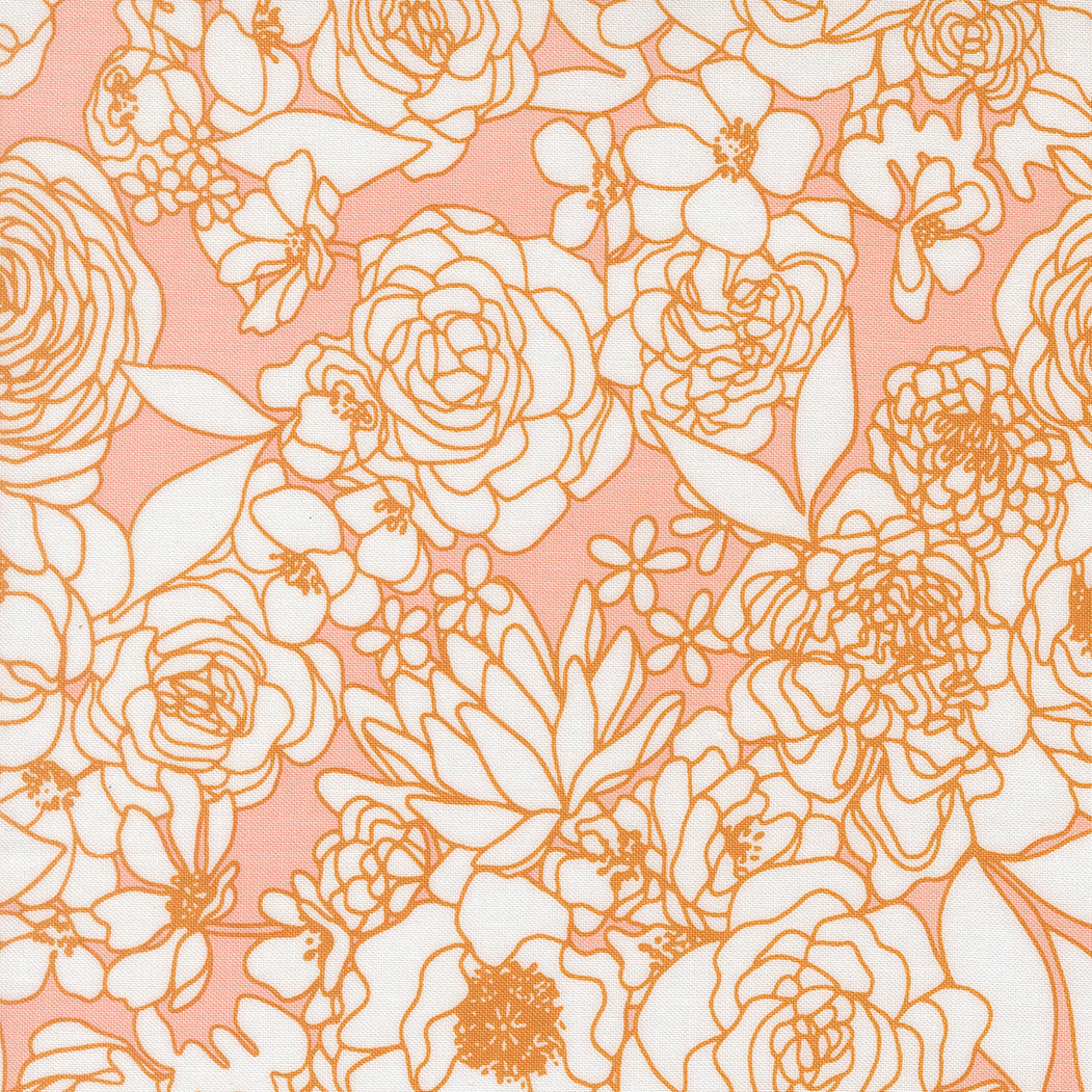Blush Floral - True to Hue - Moda