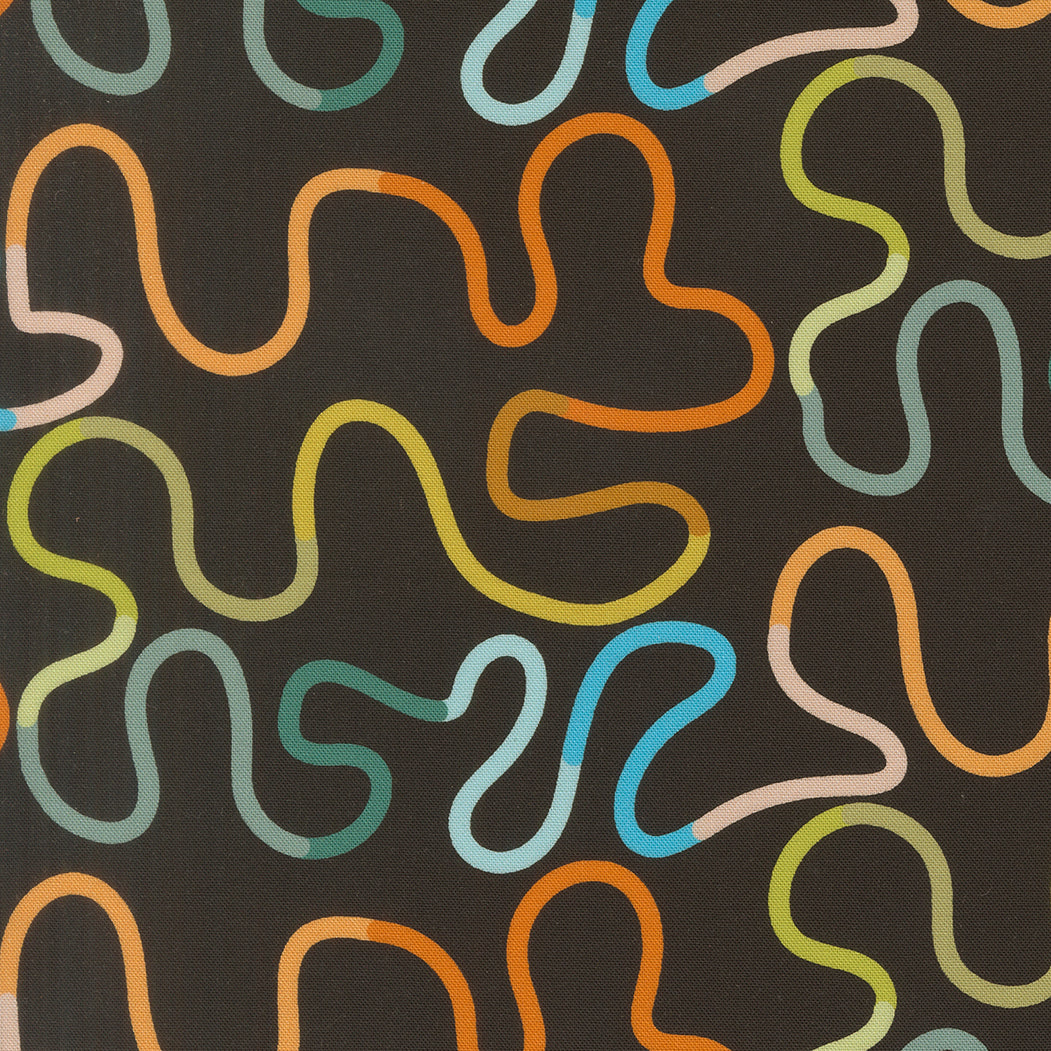 Venture Stripes - Black - True to Hue - Moda