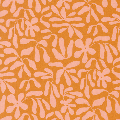 1 yard - end of bolt clearance - Marmalade Floral - True to Hue - Moda