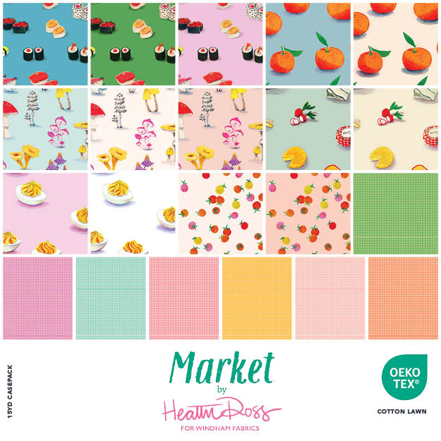 PREORDER - Half Yard Bundle - Market - Heather Ross