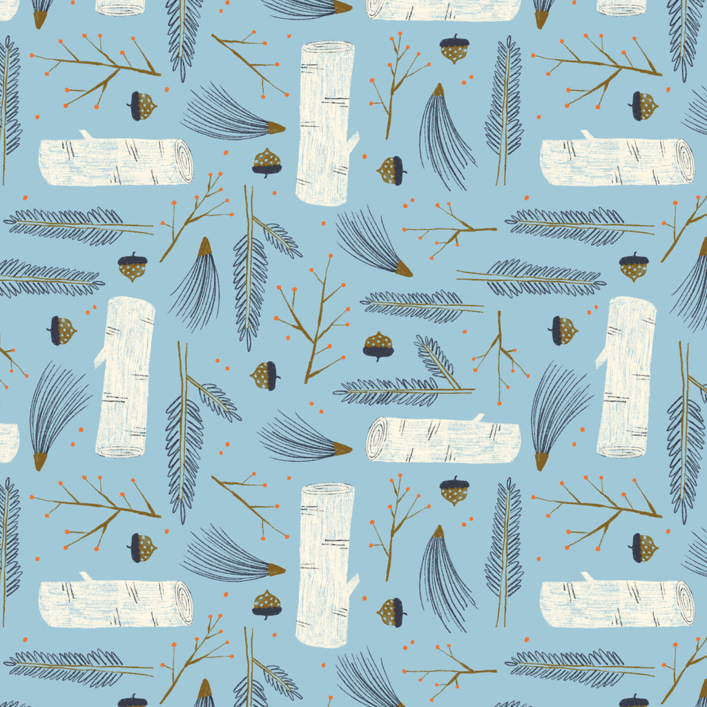 5 pc Fat Quarter Bundle - Snow Friends - Cloud9 Fabrics