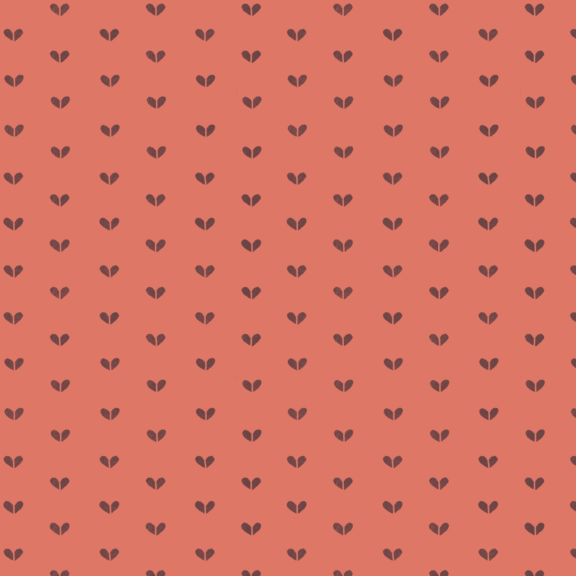 Hearts | Tomato - Cottage Blooms - Cloud9