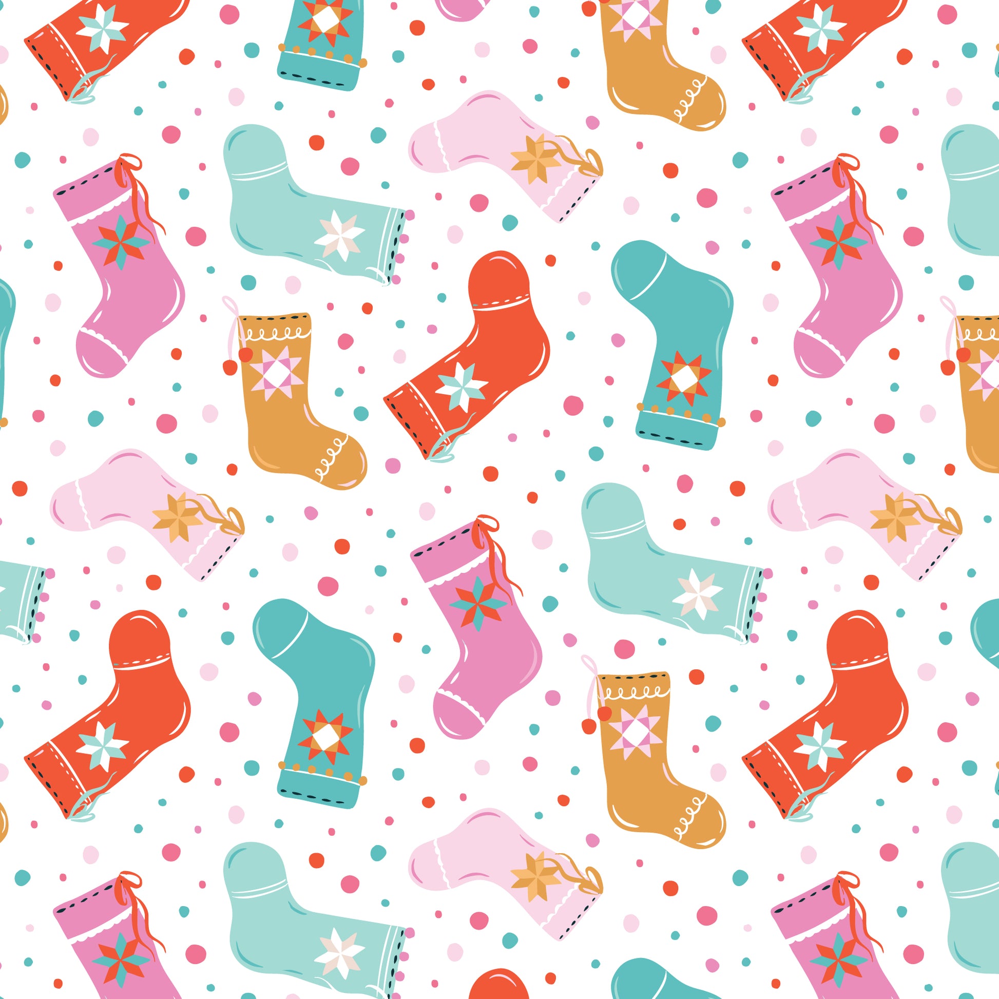 Stitched With Glee - White - Jolly Tidings - Cloud9