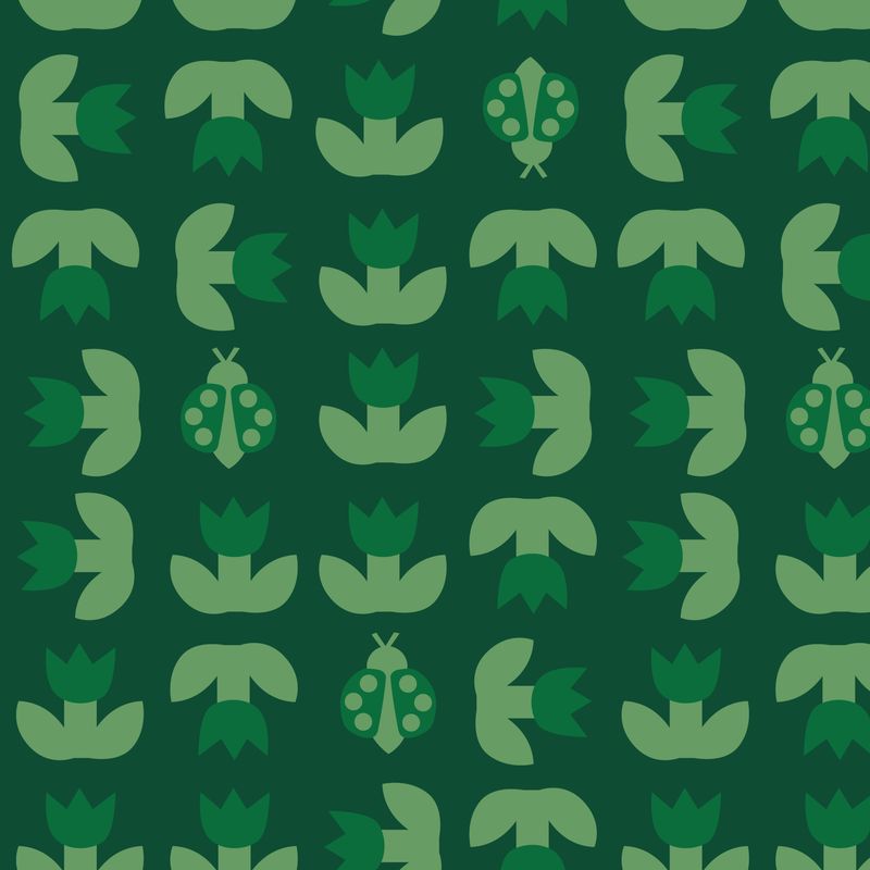Ladybird and Tulip - Green - A Tulip Story - Cloud9