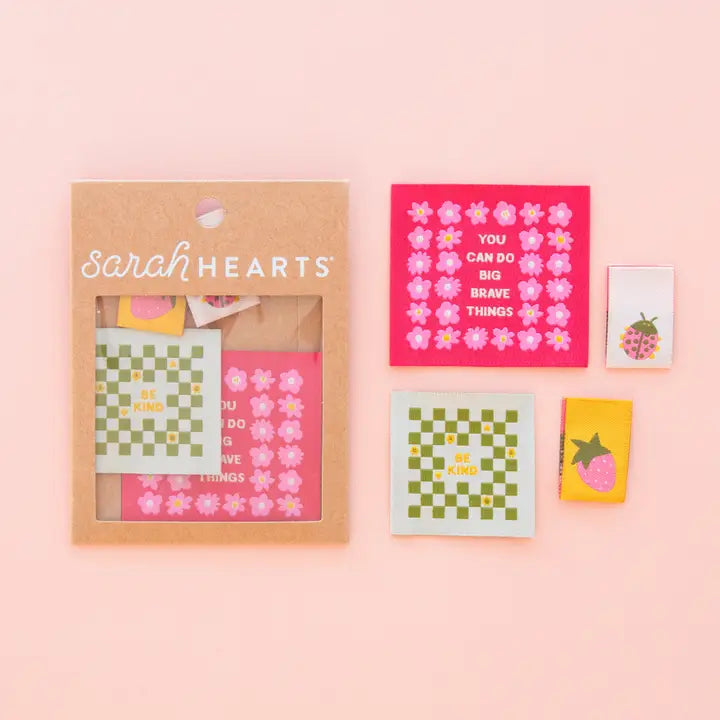 Joyful June Multipack - Sewing Woven Quilt and Garment Labels