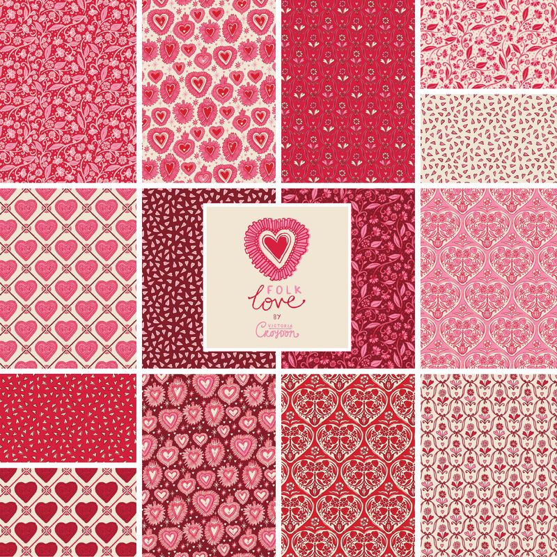 Fat Quarter Bundle - Folk Love - Cloud9