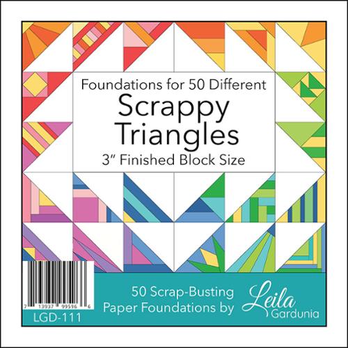 Scrappy Triangles 3” Foundation papers