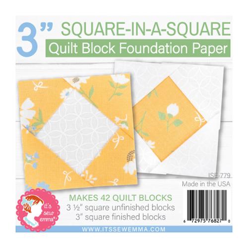 3" Quilt Block Square in a Square FPP Papers - 42
