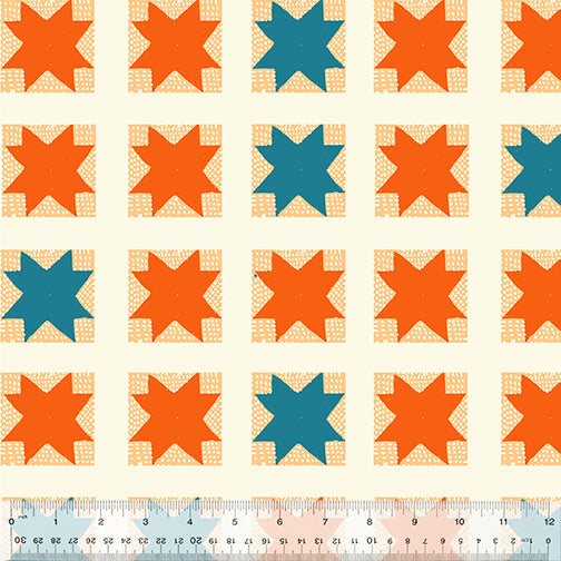 Quilt Top - Cream - Heather Ross - Country Mouse