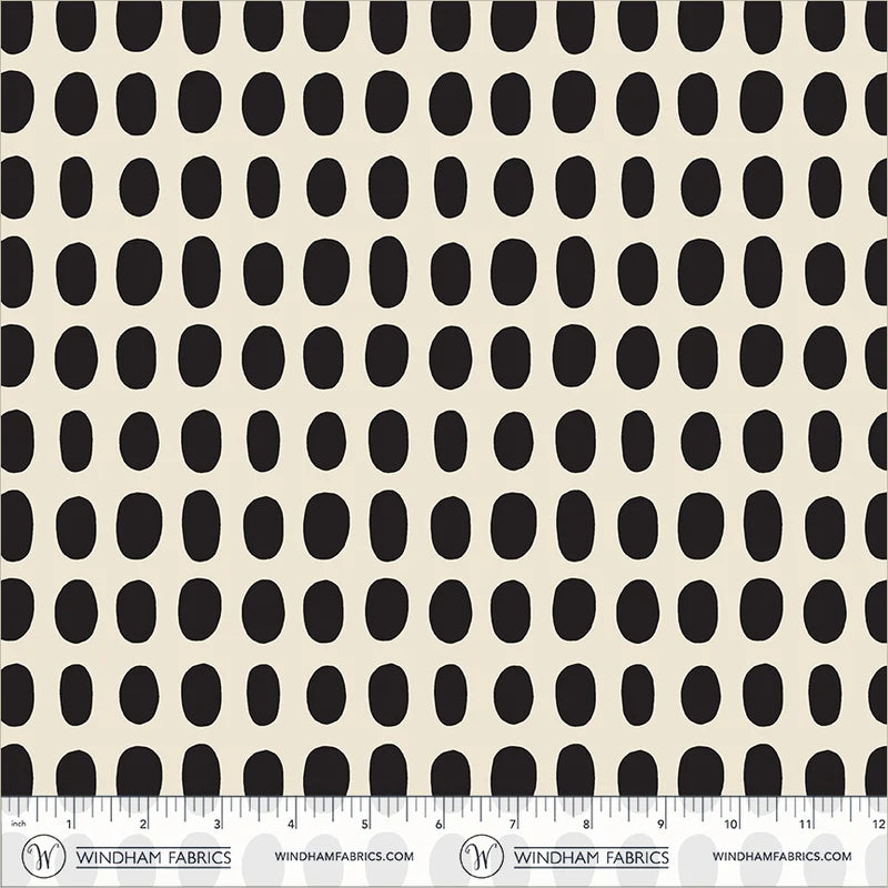Spot - Cream - Electric Rainbow - Deborah Fisher for Windham Fabrics