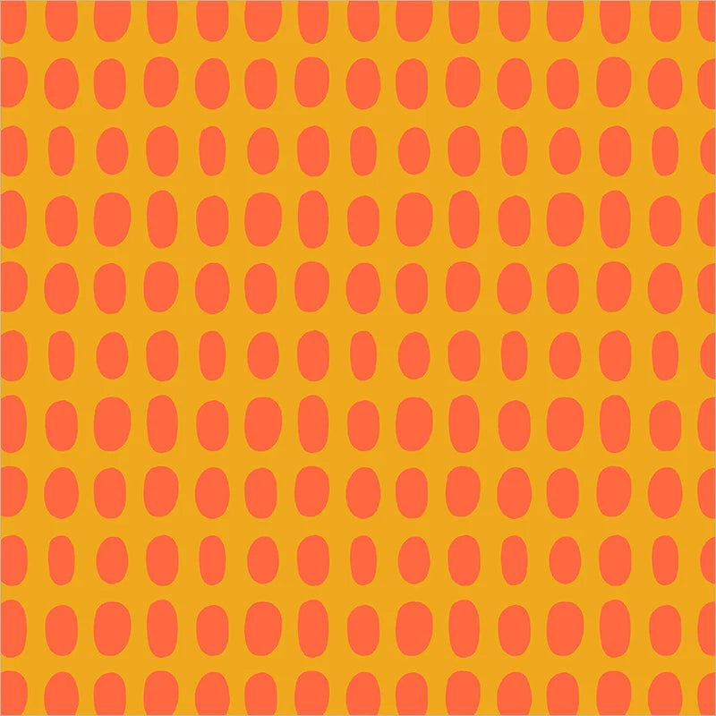 Spot - Tangerine - Electric Rainbow - Deborah Fisher for Windham Fabrics