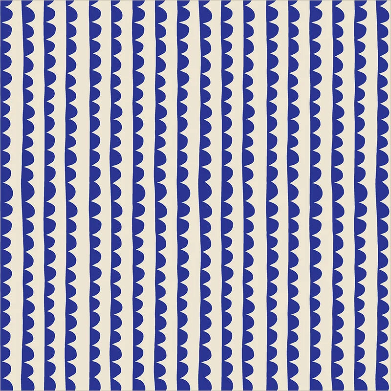 PREORDER - Scallop - Blue - Electric Rainbow - Deborah Fisher for Windham Fabrics