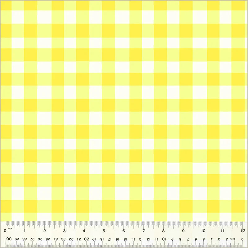 Essential Gingham - Lemon - Heather Ross - By Hand
