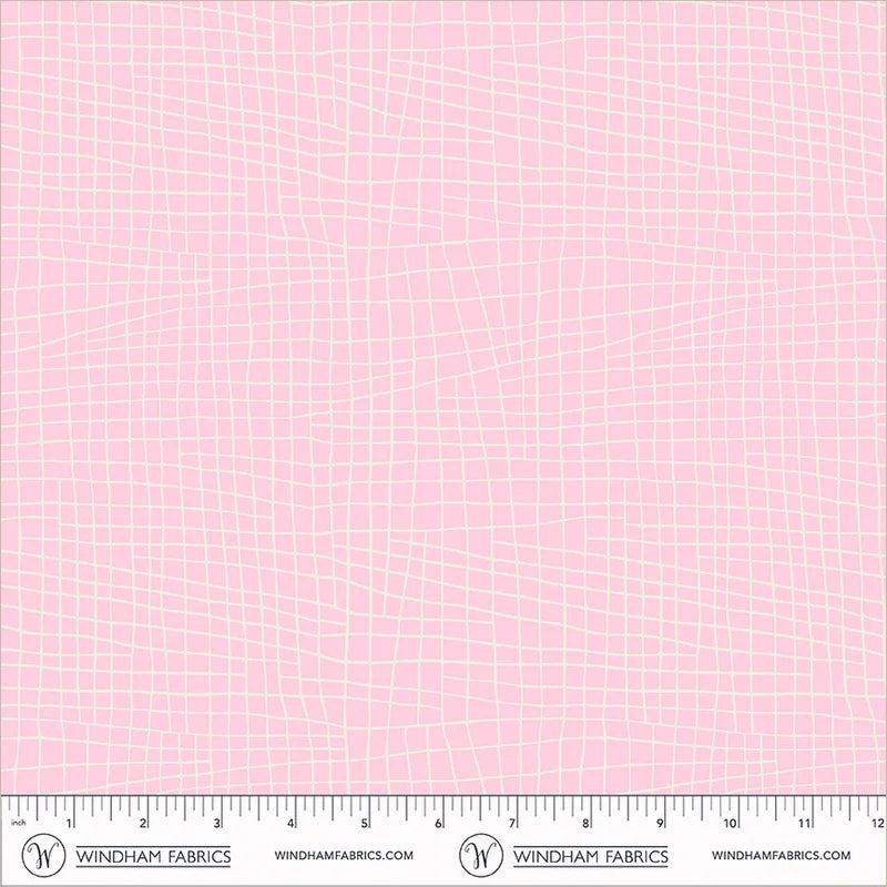 PREORDER - Check - Pink - Electric Rainbow - Deborah Fisher for Windham Fabrics