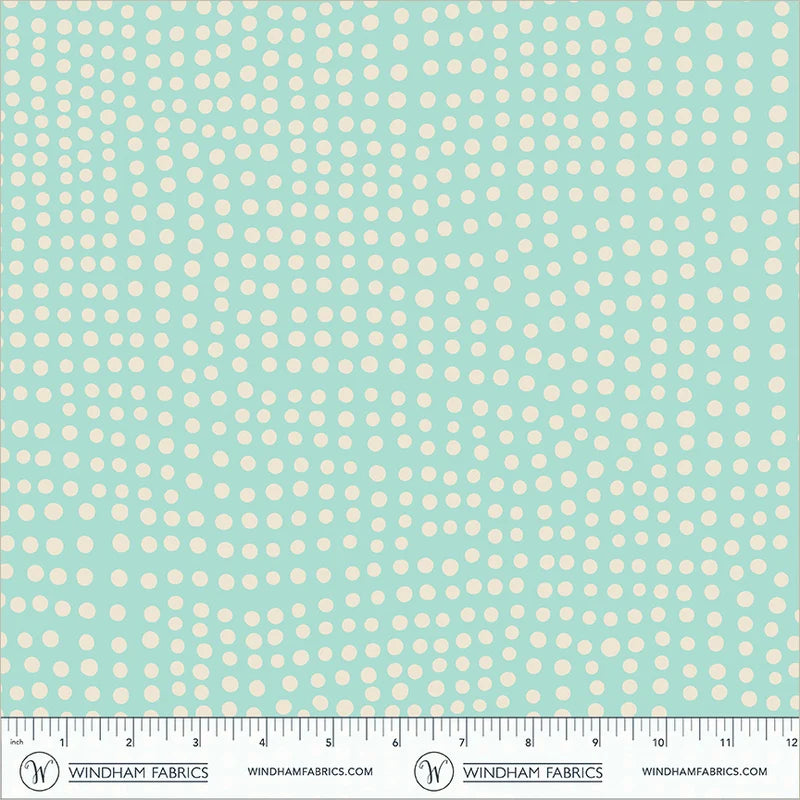 PREORDER - Dot - Sky - Electric Rainbow - Deborah Fisher for Windham Fabrics