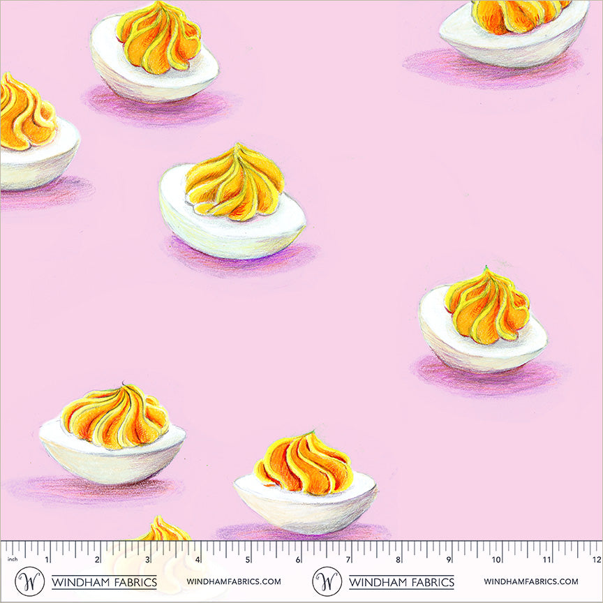 PREORDER - Deviled Eggs - Lilac - Market - Heather Ross