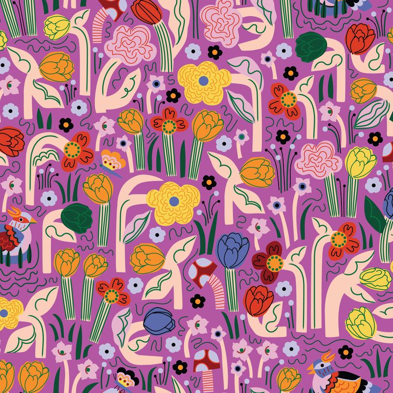 It's a Small World - Purple - A Tulip Story - Cloud9