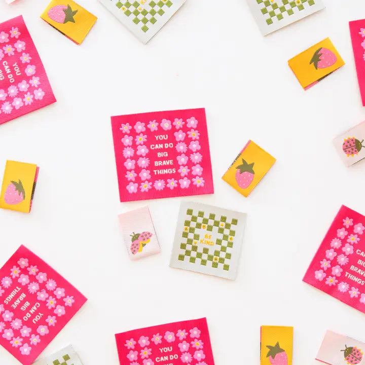 Joyful June Multipack - Sewing Woven Quilt and Garment Labels