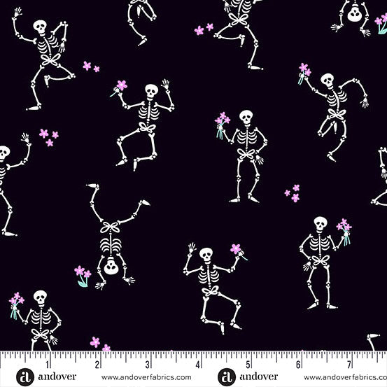 COMING SOON! Sign up to be notified! Ghostly Garden by KP Creates - Skeleton Jig - Black - Andover