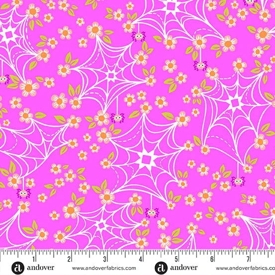 COMING SOON! Sign up to be notified! Ghostly Garden by KP Creates - Web and Bloom - Pink