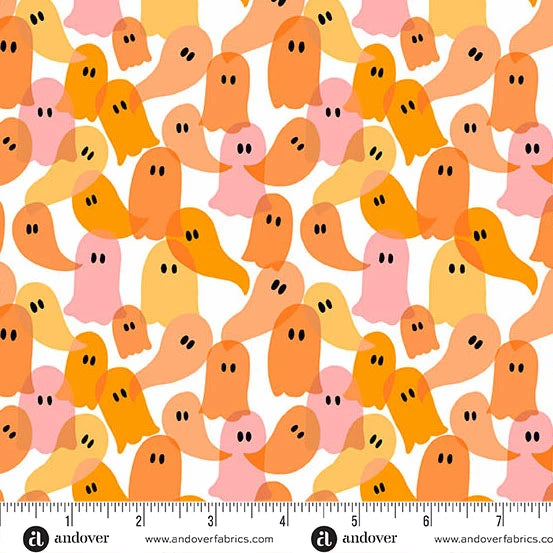 COMING SOON! Sign up to be notified! Ghostly Garden by KP Creates - Andover - Ghost Party - Orange