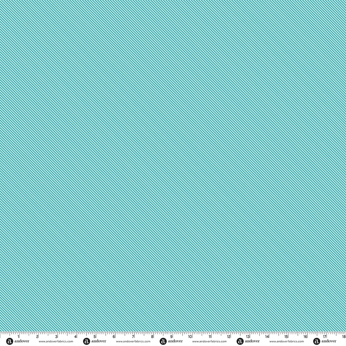 PREORDER - Sweet Stripe - Aqua - Patchwork and Petals by KP Creates - Andover