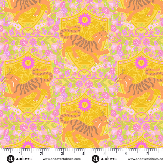 PREORDER - Tiger - Lighter Honey - Menagerie by Alison Glass - Andover