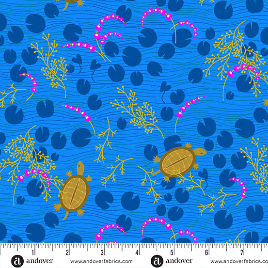 PREORDER - Turtle - Cobolt - Menagerie by Alison Glass - Andover