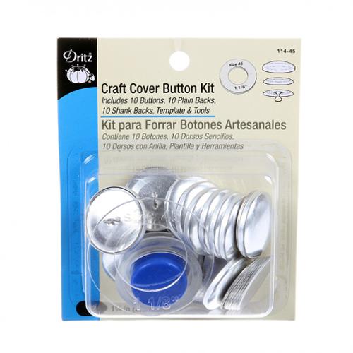 Craft Cover Button Kit - 10 Buttons