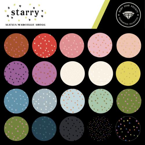 New (2025) Starry - Ruby Star Society - Charm Pack