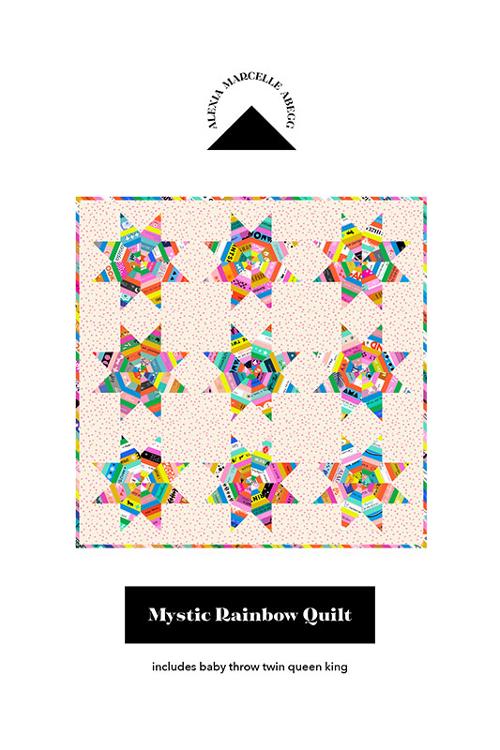 Mystic Rainbow Quilt Kit - All sizes Available! - Pattern Included