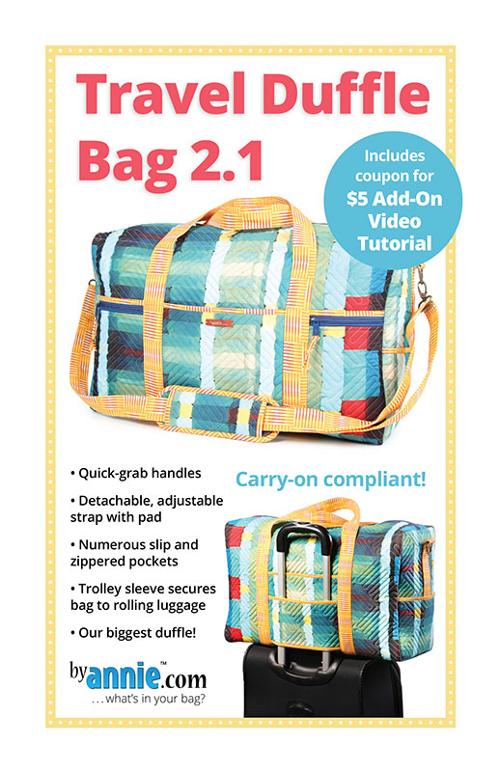 Travel Duffle 2.1 - Patterns by Annie - Paper Printed Pattern