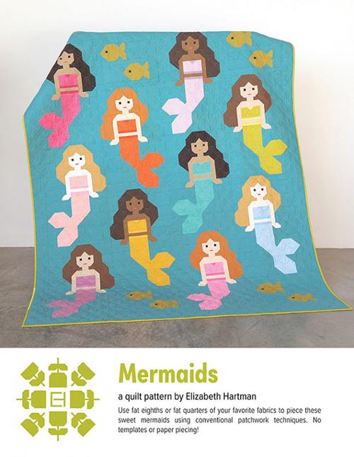 Mermaids - Pattern by Elizabeth Hartman - Paper Printed Pattern